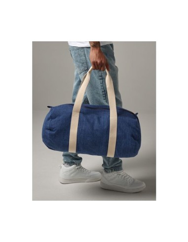 BAG-BG646-Denim Barrel Bag
